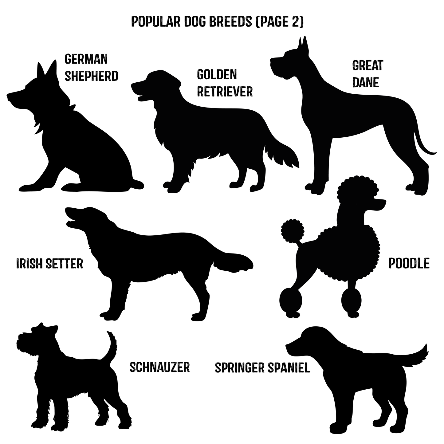 Personalised Pet Silhouette and Name Christmas Decoration