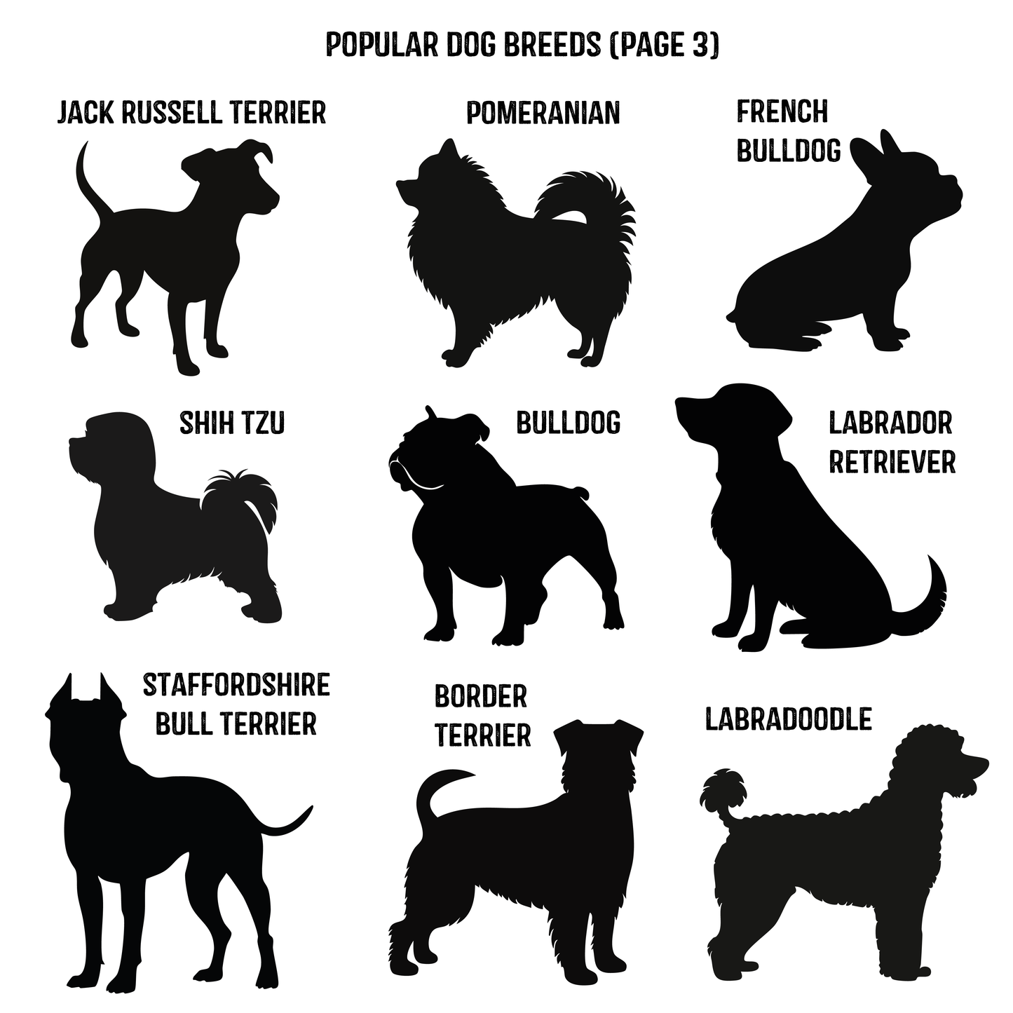 Personalised Pet Silhouette and Name Christmas Decoration